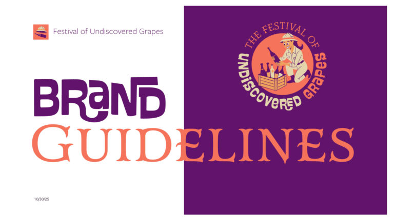 Festival of Undiscovered Grapes Brand Guide
