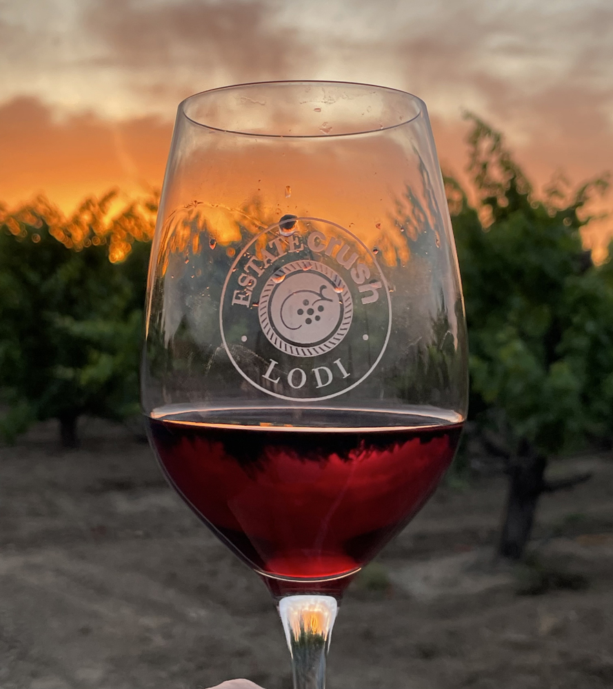 Estate Crush Winery Glass